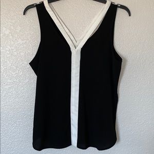 Candies Double V-neck Cutout Top